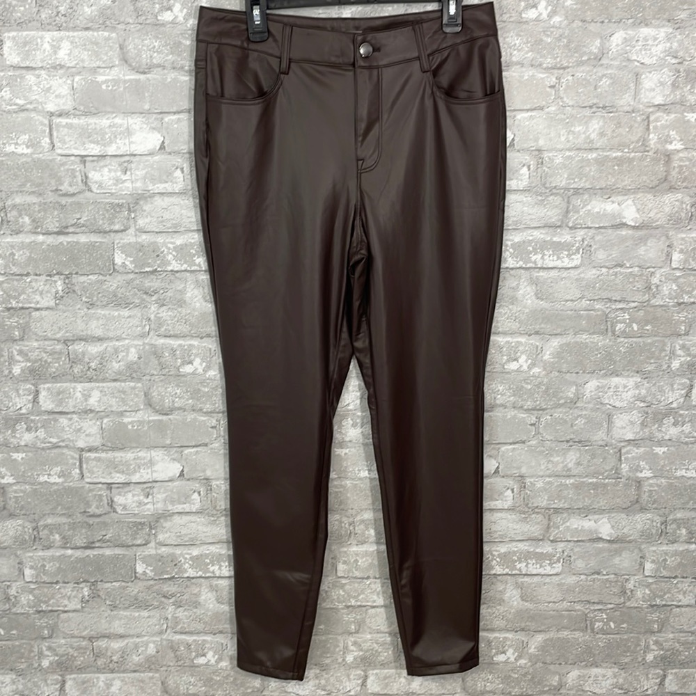 Maurices RTV Perfect Faux Leather Skinny High Rise Pant